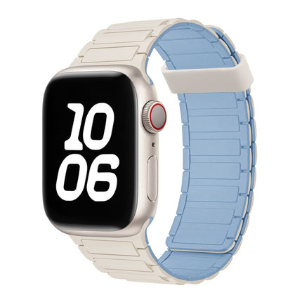 Tri-beads Magnetic Hoop Silicone Watch Band, For Apple Watch Series 3 42mm - DealBuddy