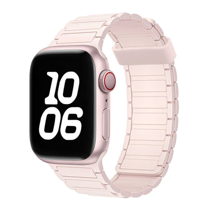 Tri-beads Magnetic Hoop Silicone Watch Band, For Apple Watch Series 3 42mm - DealBuddy