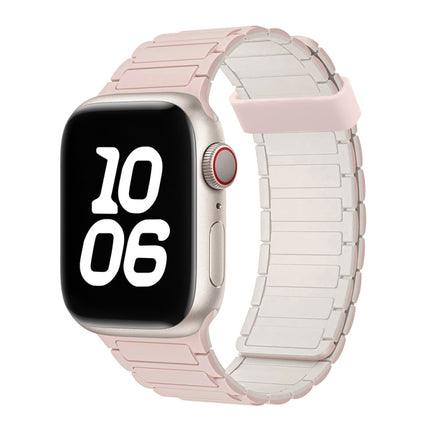 Tri-beads Magnetic Hoop Silicone Watch Band, For Apple Watch Series 3 42mm - DealBuddy
