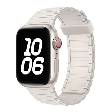 Tri-beads Magnetic Hoop Silicone Watch Band, For Apple Watch Series 3 42mm - DealBuddy