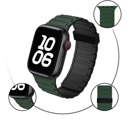 Tri-beads Magnetic Hoop Silicone Watch Band