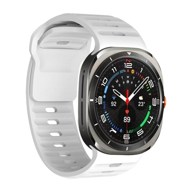 Wavy Texture Silicone Watch Band, For Samsung Galaxy Watch Ultra 47mm / Ultra 2025 - DealBuddy