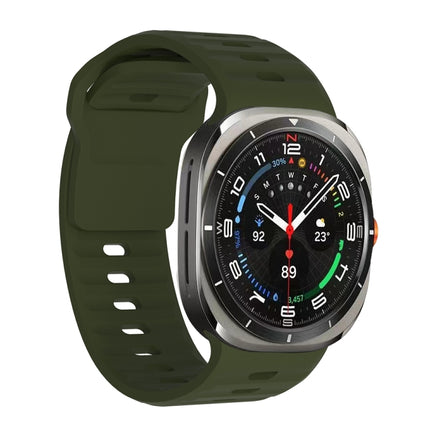 Wavy Texture Silicone Watch Band, For Samsung Galaxy Watch Ultra 47mm / Ultra 2025 - DealBuddy
