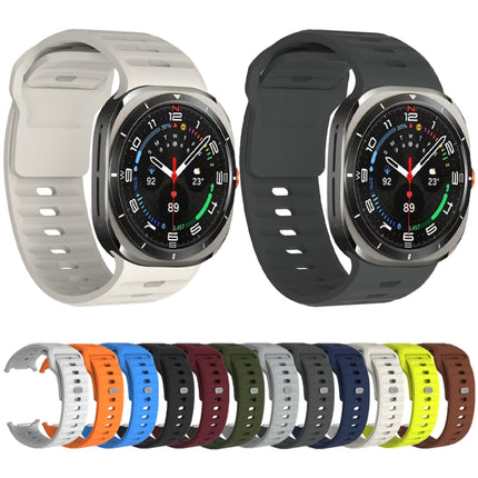 Wavy Texture Silicone Watch Band, For Samsung Galaxy Watch Ultra 47mm / Ultra 2025 - DealBuddy