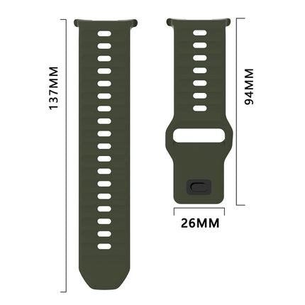 Wavy Texture Silicone Watch Band