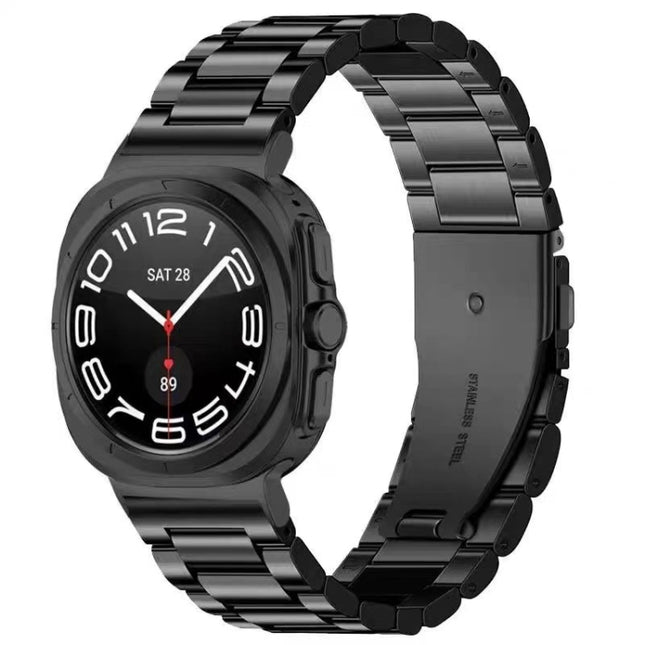 Three Beads Stainless Steel Watch Band, For Samsung Galaxy Watch Ultra 47mm / Ultra 2025 - DealBuddy