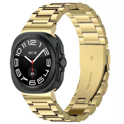 Three Beads Stainless Steel Watch Band, For Galaxy Watch Ultra2 2026 / 2025 / 1 2024