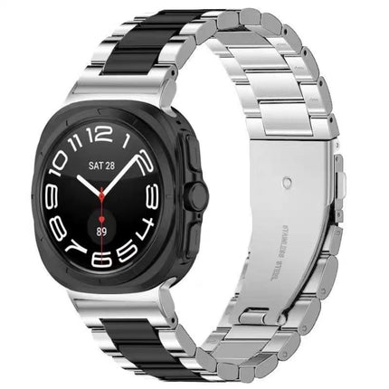 Three Beads Stainless Steel Watch Band, For Galaxy Watch Ultra2 2026 / 2025 / 1 2024