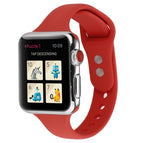 For Apple Watch 5 & 4 44mm / 3 & 2 & 1 42mm / Rose Red
