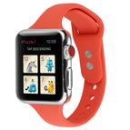 For Apple Watch 5 & 4 44mm / 3 & 2 & 1 42mm / Coral Red