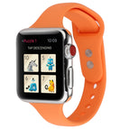 For Apple Watch 5 & 4 44mm / 3 & 2 & 1 42mm / Papaya Yellow