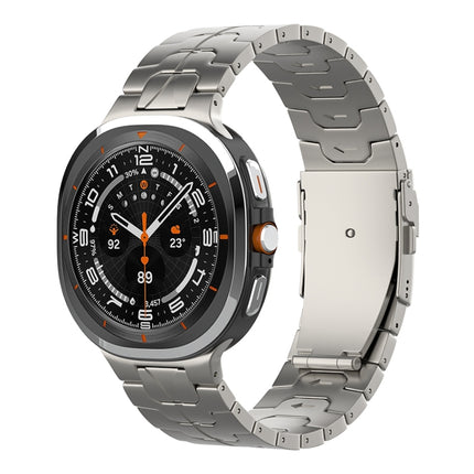 Safety Buckle Pure Titanium Watch Band, For Samsung Galaxy Watch Ultra / Ultra 2025, For Samsung Galaxy Watch8 / Watch8 Classic - DealBuddy