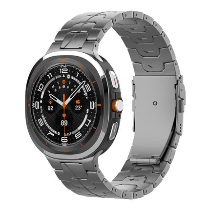 Safety Buckle Pure Titanium Watch Band, For Samsung Galaxy Watch Ultra / Ultra 2025, For Samsung Galaxy Watch8 / Watch8 Classic - DealBuddy