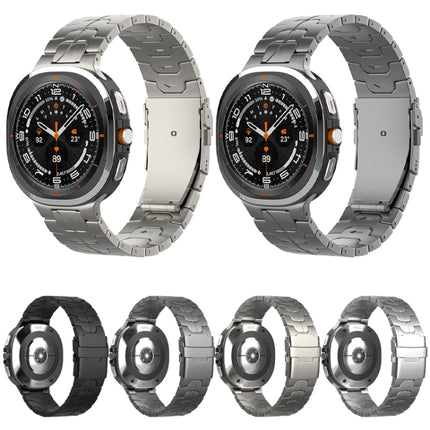 Safety Buckle Pure Titanium Watch Band, For Samsung Galaxy Watch Ultra / Ultra 2025, For Samsung Galaxy Watch8 / Watch8 Classic - DealBuddy