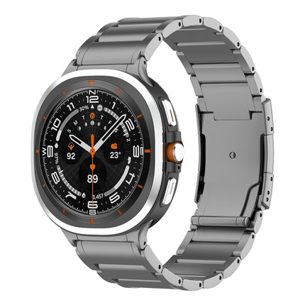 Three Beads Tortoise Buckle Titanium Steel Watch Band, For Samsung Galaxy Watch Ultra / Ultra 2025, For Samsung Galaxy Watch8 / Watch8 Classic - DealBuddy