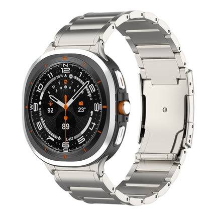 Three Beads Tortoise Buckle Titanium Steel Watch Band