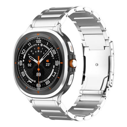Three Beads Tortoise Buckle Titanium Steel Watch Band, For Samsung Galaxy Watch Ultra / Ultra 2025, For Samsung Galaxy Watch8 / Watch8 Classic - DealBuddy