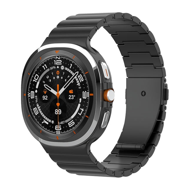 One Bead Flat Buckle Pure Titanium Watch Band