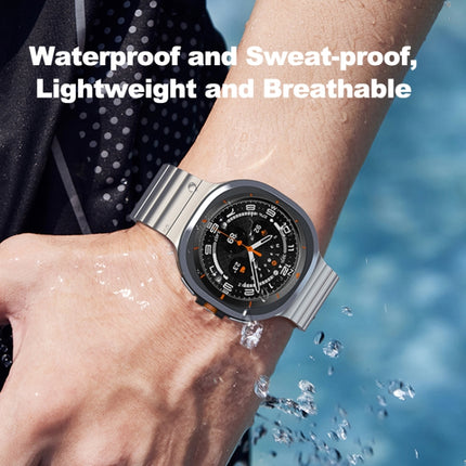 One Bead Flat Buckle Pure Titanium Watch Band