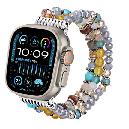 Colored Diamond Tassel Chain Watch Band, For Apple Watch 46mm / 49mm / 45mm / 44mm, For Apple Watch 42mm / 41mm / 40mm / 38mm - DealBuddy