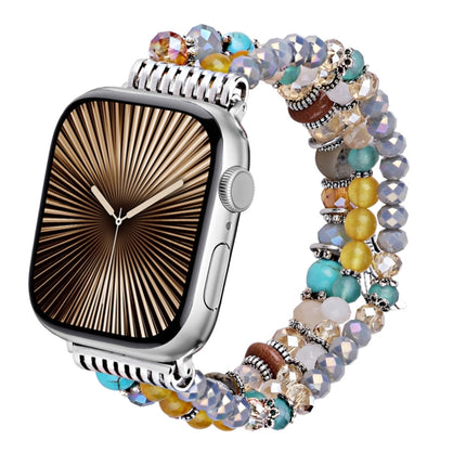 Colored Diamond Tassel Chain Watch Band, For Apple Watch 46mm / 49mm / 45mm / 44mm, For Apple Watch 42mm / 41mm / 40mm / 38mm - DealBuddy