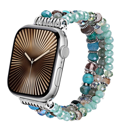 Colored Diamond Tassel Chain Watch Band, For Apple Watch 46mm / 49mm / 45mm / 44mm, For Apple Watch 42mm / 41mm / 40mm / 38mm - DealBuddy