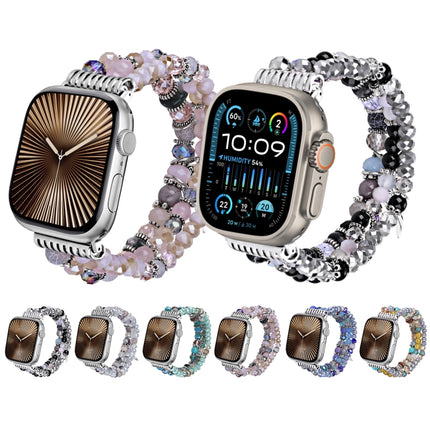 Colored Diamond Tassel Chain Watch Band, For Apple Watch 46mm / 49mm / 45mm / 44mm, For Apple Watch 42mm / 41mm / 40mm / 38mm - DealBuddy