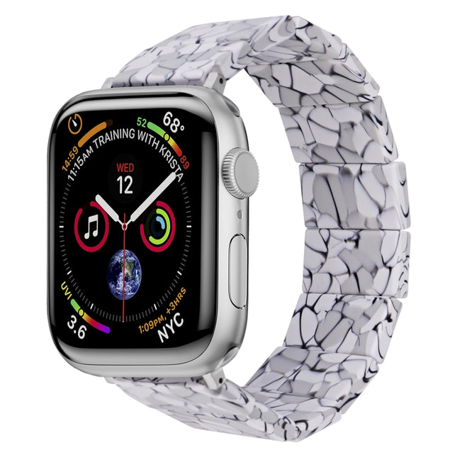 Stretch Rope Square Resin Watch Band, For Apple Watch 46mm / 49mm / 45mm / 44mm, For Apple Watch 42mm / 41mm / 40mm / 38mm - DealBuddy