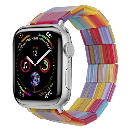 Stretch Rope Square Resin Watch Band, For Apple Watch 46mm / 49mm / 45mm / 44mm, For Apple Watch 42mm / 41mm / 40mm / 38mm - DealBuddy