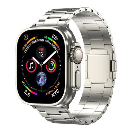 Tri-beads Magnetic Titanium Alloy Watch Band, For Apple Watch 46mm / 49mm / 45mm / 44mm, For Apple Watch 42mm / 41mm / 40mm / 38mm - DealBuddy