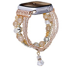 Four-row Copper Beads Chain Watch Band, For Apple Watch 46mm / 49mm / 45mm / 44mm, For Apple Watch 42mm / 41mm / 40mm / 38mm - DealBuddy