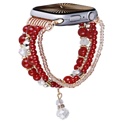 Four-row Copper Beads Chain Watch Band, For Apple Watch 46mm / 49mm / 45mm / 44mm, For Apple Watch 42mm / 41mm / 40mm / 38mm - DealBuddy