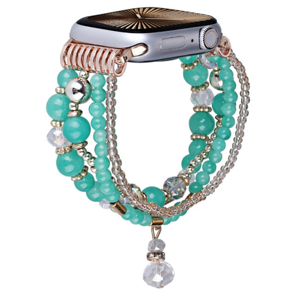 Four-row Copper Beads Chain Watch Band, For Apple Watch 46mm / 49mm / 45mm / 44mm, For Apple Watch 42mm / 41mm / 40mm / 38mm - DealBuddy