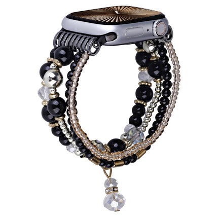 Four-row Copper Beads Chain Watch Band, For Apple Watch 46mm / 49mm / 45mm / 44mm, For Apple Watch 42mm / 41mm / 40mm / 38mm - DealBuddy