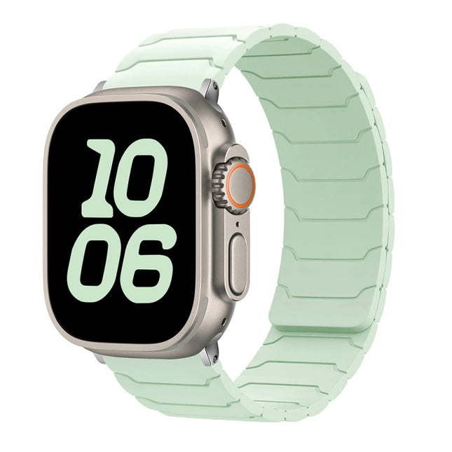 Magnetic Silicone Watch Band, For Apple Watch 46mm / 49mm / 45mm / 44mm, For Apple Watch 42mm / 41mm / 40mm / 38mm - DealBuddy