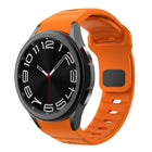 Wave Texture Reverse Buckle Silicone Watch Band, For Samsung Galaxy Watch 7 / 6 / 5 / 4 - DealBuddy