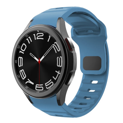 Wave Texture Reverse Buckle Silicone Watch Band, For Samsung Galaxy Watch 7 / 6 / 5 / 4 - DealBuddy