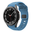Wave Texture Reverse Buckle Silicone Watch Band, For Samsung Galaxy Watch 7 / 6 / 5 / 4 - DealBuddy