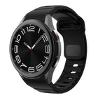 Wave Texture Reverse Buckle Silicone Watch Band, For Samsung Galaxy Watch 7 / 6 / 5 / 4 - DealBuddy