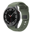 Wave Texture Reverse Buckle Silicone Watch Band, For Samsung Galaxy Watch 7 / 6 / 5 / 4 - DealBuddy
