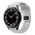 Wave Texture Reverse Buckle Silicone Watch Band, For Samsung Galaxy Watch 7 / 6 / 5 / 4 - DealBuddy