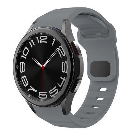 Wave Texture Reverse Buckle Silicone Watch Band, For Samsung Galaxy Watch 7 / 6 / 5 / 4 - DealBuddy