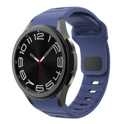 Wave Texture Reverse Buckle Silicone Watch Band, For Samsung Galaxy Watch 7 / 6 / 5 / 4 - DealBuddy