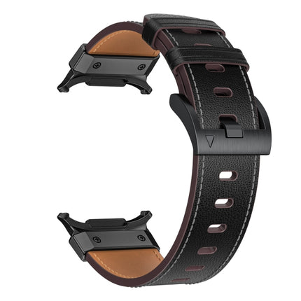 Mecha Style Leather Watch Band, For Samsung Galaxy Watch Ultra 47mm / Ultra 2025 - DealBuddy
