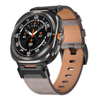 For Samsung Galaxy Watch Ultra 47mm / Ultra 2025 / Light Grey Oil Wax