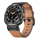 Mecha Style Leather Watch Band