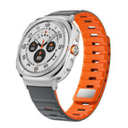 Grey Orange+Silver