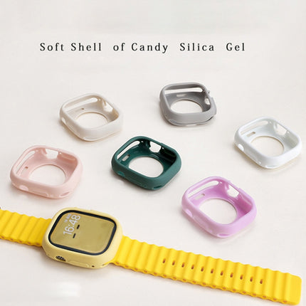 Candy Silicone Half Coverage Watch Case, For Apple Watch Series 45mm - DealBuddy