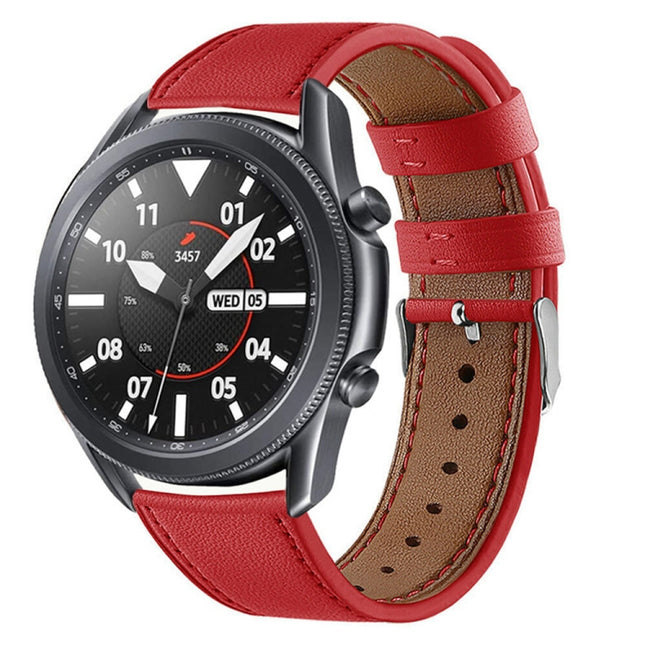 For Galaxy Watch 3 45mm Leather Replacement Strap Watchband, For Galaxy Watch 3 45mm - DealBuddy
