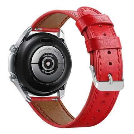 For Galaxy Watch 3 45mm Leather Replacement Strap Watchband, For Galaxy Watch 3 45mm - DealBuddy